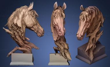 3D model Horse Sculpture (STL)